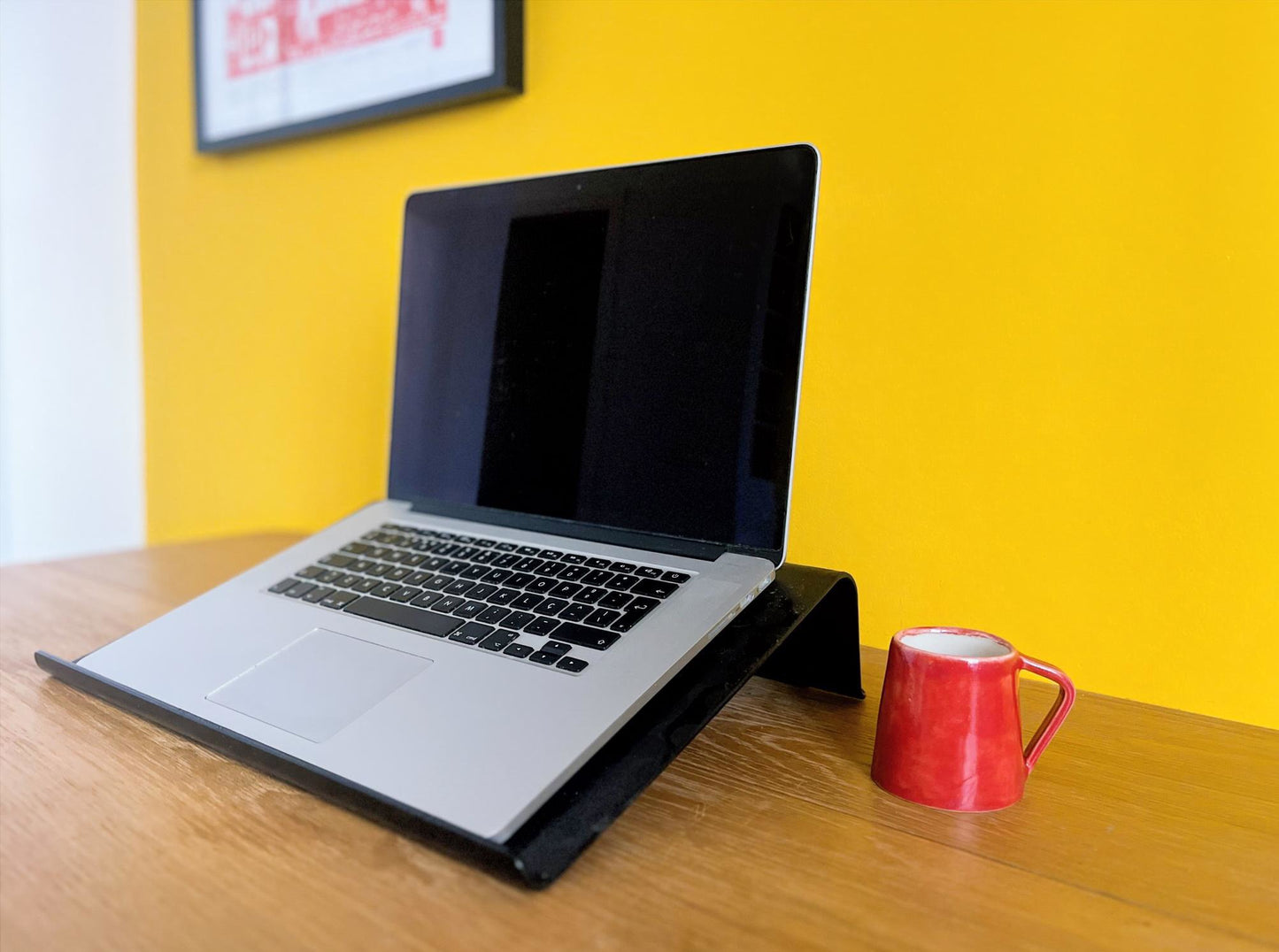 Tazas hechas a mano, rojo intenso
