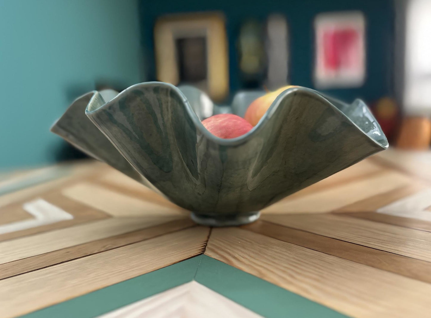 Cuenco de cerámica orgánico