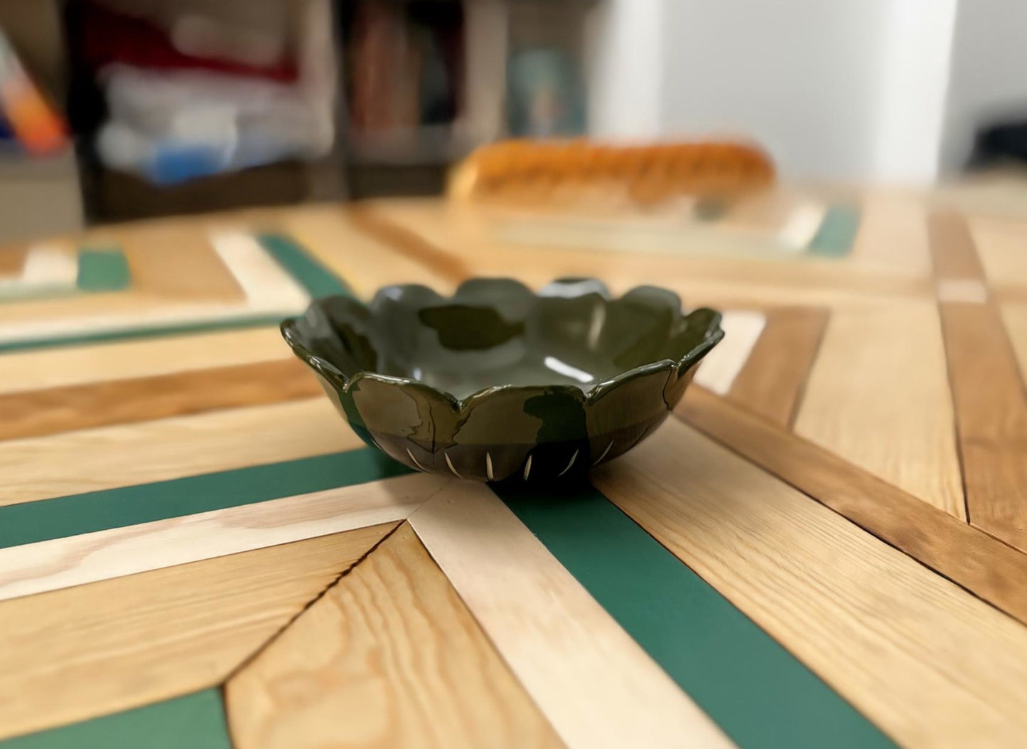 Cuenco Pétalo Esgrafiado