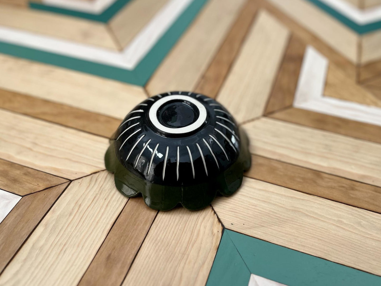 Cuenco Pétalo Esgrafiado