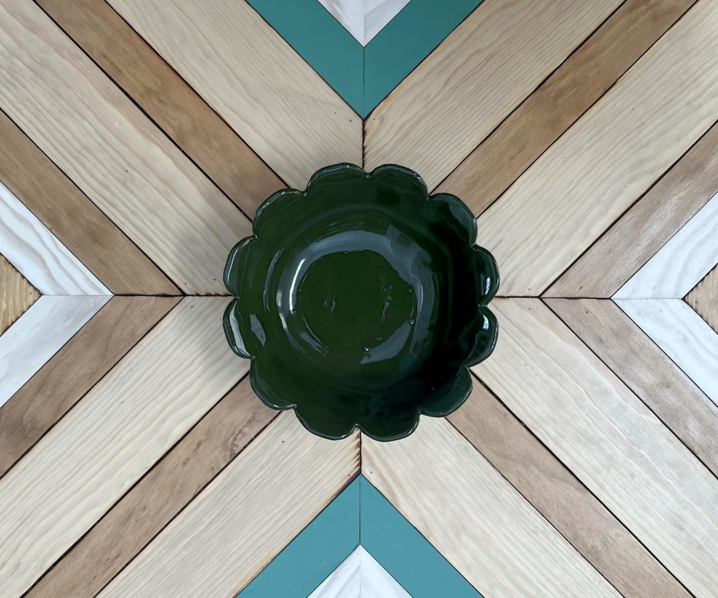 Cuenco Pétalo Esgrafiado